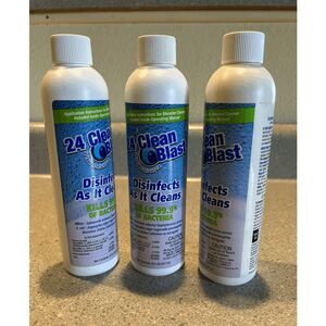 Euroflex 24 Clean Blast Disinfectant Lot of Three, 8 oz Sealed Bottles